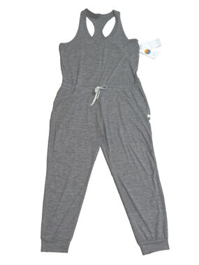 VUORI LUX ROMPER CLAY HEATHER COLOR SIZE XL